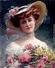La Belle Aux Fleurs by Emile Vernon